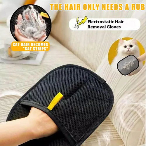 PawNest™ Pet Hair Remover Glove – removes pet hair from furniture and carpets