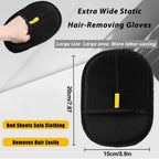 PawNest™ glove removing pet hair from clothing